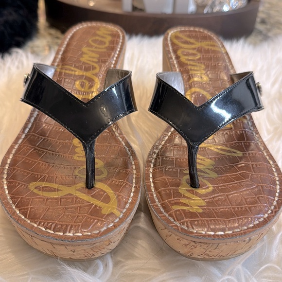 Sam Edelman Romy Platform Wedge Cork Sandal size 9 - Picture 6 of 6